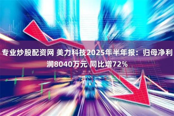 专业炒股配资网 美力科技2025年半年报：归母净利润8040万元 同比增72%