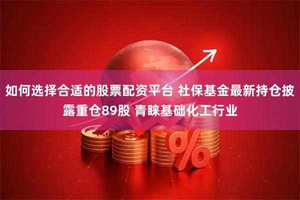 如何选择合适的股票配资平台 社保基金最新持仓披露重仓89股 青睐基础化工行业
