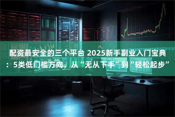 配资最安全的三个平台 2025新手副业入门宝典：5类低门槛方向，从“无从下手”到“轻松起步”